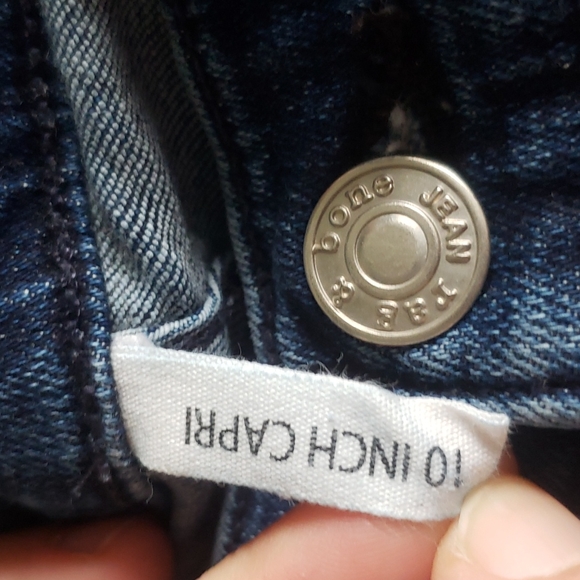 Rag & Bone 10 Inch High Waist Capri Jeans - Picture 4 of 11